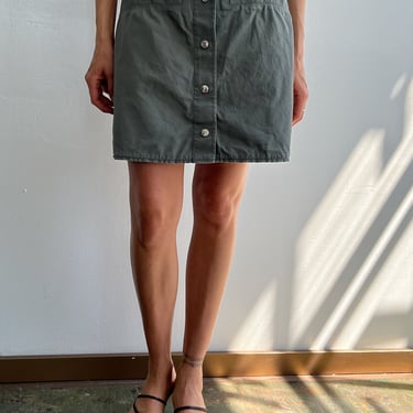 Olive Kenzo Cargo Skirt M