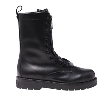 Valentino Garavani Combat Leather Boots Men