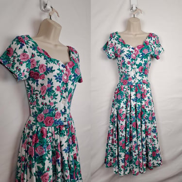 Vintage 90s Floral Dress 