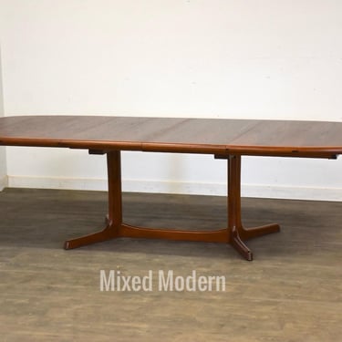 Refinished Danish Modern Teak Dining Table by Dyrlund 