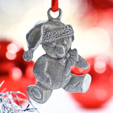VINTAGE: Small Bear Ornament - Gift Tags - Pendant - Christmas, Xmas, Holidays - SKU 15-C1-00031493 