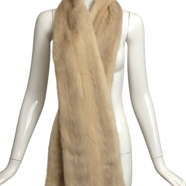 1960s Blonde Mink Stole