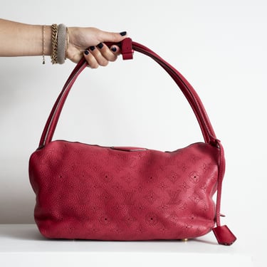 &quot;Mahina Galatea&quot; Framboise Leather Handbag