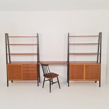 Original vintage bookshelf system/ book case teak by Bengt Ruda from the 60s - Danish design 