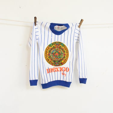 Vintage Mexican Sweat Shirt. Kids Tee. 