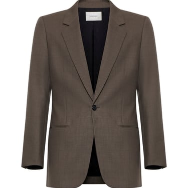 Saint Laurent Men Single-Breasted Wool Blazer