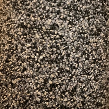 Black and Gray Speckle Patterned Surplus Carpet 8' x 12’