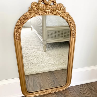 NEW - Vintage Gold Gilded Mirror, French Style Mirror, Solid Wood Frame, Gold Gilt Mirror 