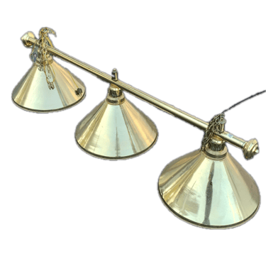 Pool Table Brass Canopy Pendant Light