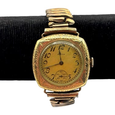 1906 Edwardian Octogon Gold Filled Wrist Watch by Elgin 