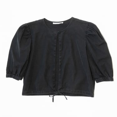 Vintage Guy Larouche Cotton Blouse in Black