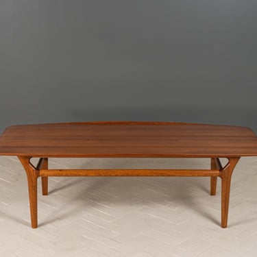Kurt Østervig Teak &amp; Oak Coffee Table