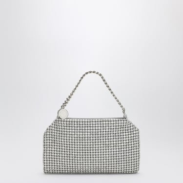 Stella Mccartney Falabella Mesh Shoulder Bag With Silver Crystals Women