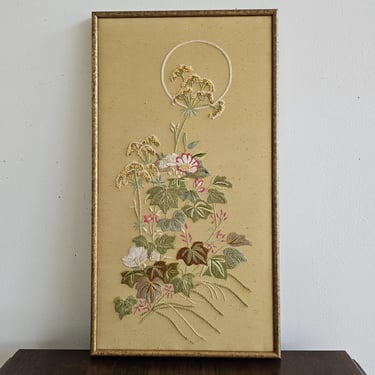 Framed Vintage Embroidery 