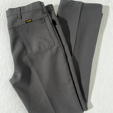 Vintage 36x34 Grey Wrangler Polyester Pants