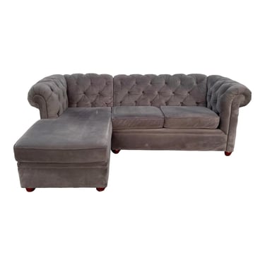 Pottery Barn Chesterfield Rolled Arm Sectional 