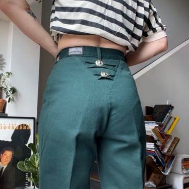 VTG 80s Roughrider Forest Green Jeans 