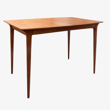 Free Shipping within Continental US - Vintage Mid Century Modern Dining Table by Tom Robertson for McIntosh UK Import Extendable with 1-leaf 