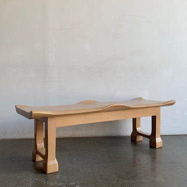 Handcrafted Solid Wood Bench 
