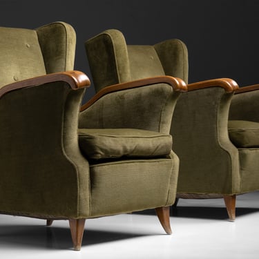 Modern Wing Chairs by Maurizio Tempestini