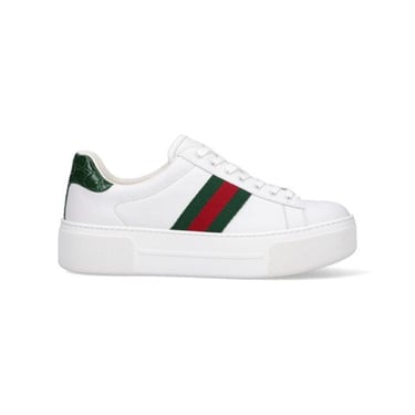 Gucci Women "Ace" Low-Top Sneakers