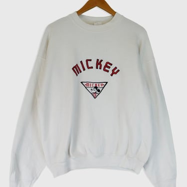 Vintage Disney Mickey &amp; Co. Mickey Embroidered Sweatshirt Sz XL