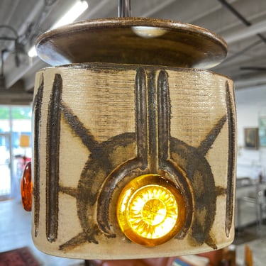 Danish Stoneware Pendant Light