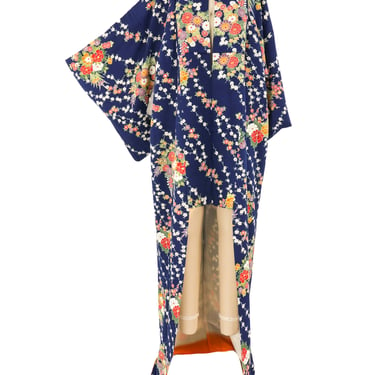 Japanese Floral Print Kimono
