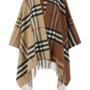 Burberry Woman Embroidered Wool Blend Cape