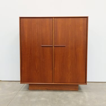 Vintage Mid Century Modern Teak Armoire / Wardrobe by Inter-Continental-Design 