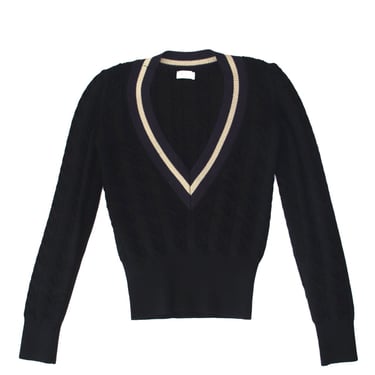 Dries Van Noten Varsity Cable Knit Sweater