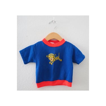 Vintage Toddler Boys Top - Little Boy Pullover Novelty Knit Sweater Shirt - Size 3T 