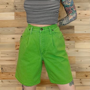 Eddie Bauer Vintage Lime Green Shorts / Size 27 