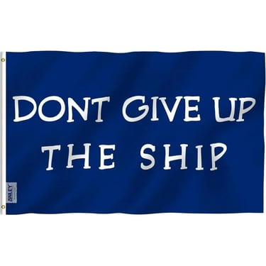 cj/ "Don't Give Up The Ship" Flag
