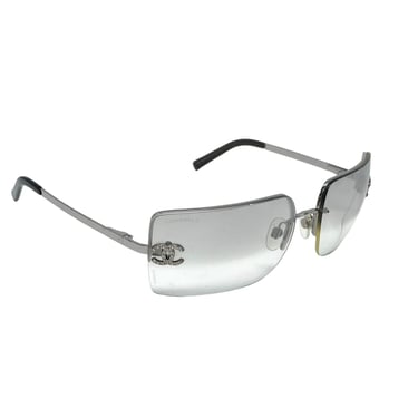 Chanel Clear Rhinestone Sunglasses