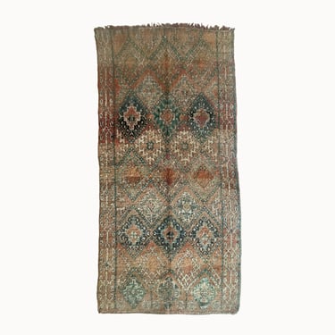 Vintage Moroccan Rug | 6'1" x 12'