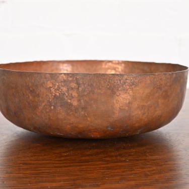 Roycroft Arts &#038; Crafts Hammered Copper Large Bowl