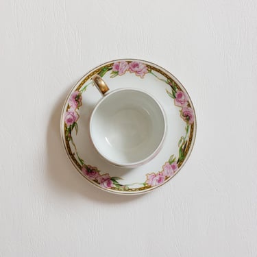antique art deco meakin teacup and saucer
