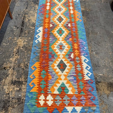 Hand Knotted Kilim Runner