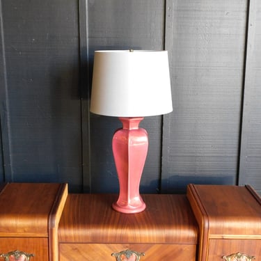 Vintage Blushy Ceramic Lamp (Sold Individually)