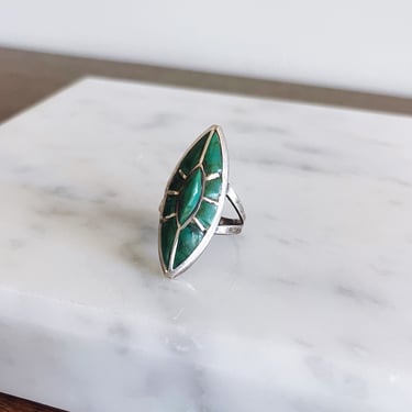 Vintage Native American Turquoise Ring - Women’s US Size 7 