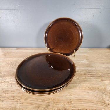 One Russel Wright Steubenville American Modern Bean Brown Dinner Plate Multiples Available 