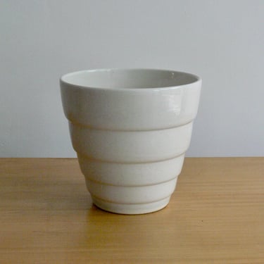 Mid Century Guggenheim Shaped Ceramic Planter by Pfaltzgraff 