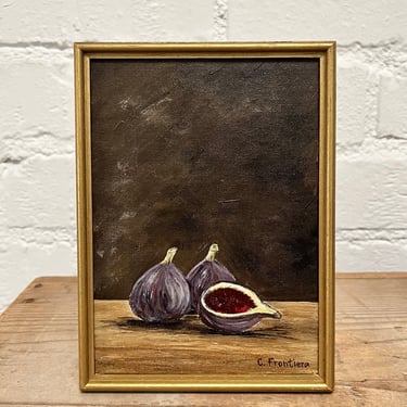 Framed Figs Still Life • 5.5&quot; x 7.5&quot;