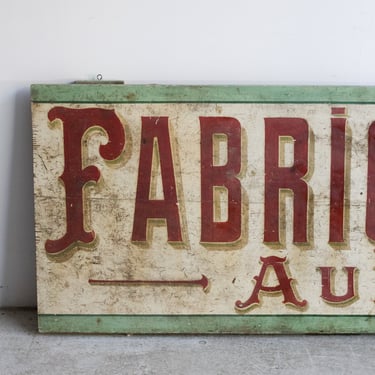 Fabrique de Cordages Hand Painted Sign