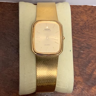 1980s Seiko Gold Filled Lassale Quartz Watch 