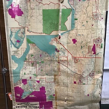 Vintage Tacoma/Pierce County Map (Tacoma)