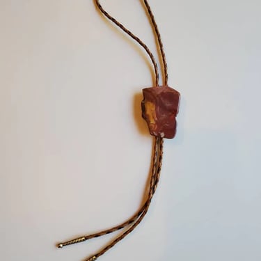 Vintage bolo/bolero tie sterling and stone by Bennett 