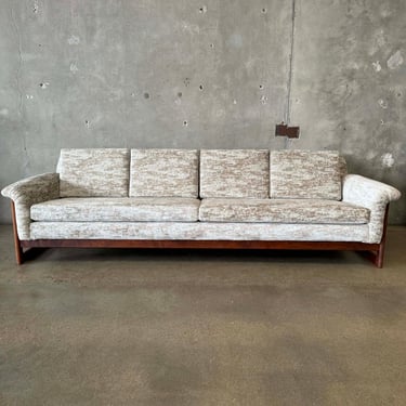 Mid Century Swedish Sofa by Folke Ohlsson in Walnut