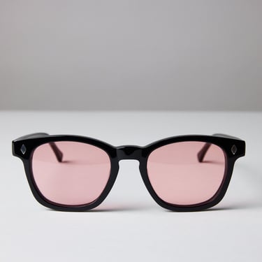 New York Eye_rish, Castlerock. Black Frame with Pink Lenses 